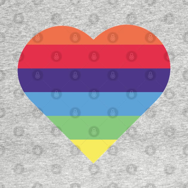 Rainbow Heart by Tennifer
